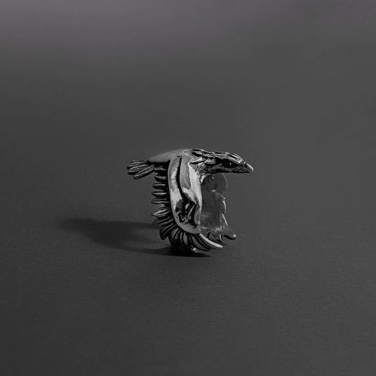 Eagle silver ring