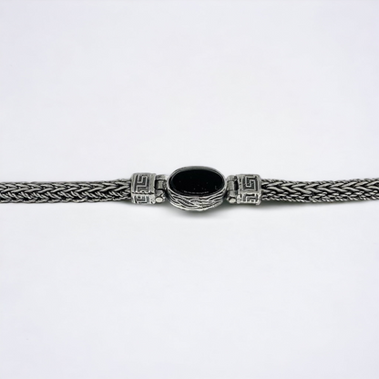 Woven Gemstone Bracelet