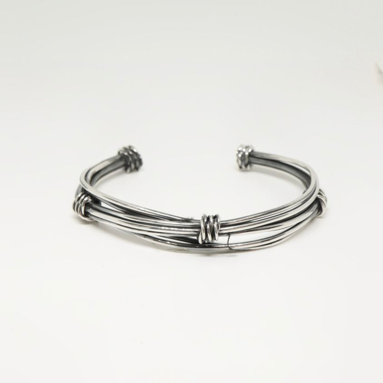 Wired Silver Chain Bracelet