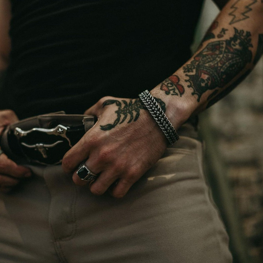 Bali silver bracelet for men