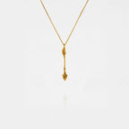 ARROW SILVER PENDANT ON A WHITE BACKGROUND