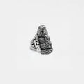 Ascension of Quetzalcoatl silver Ring on a white background
