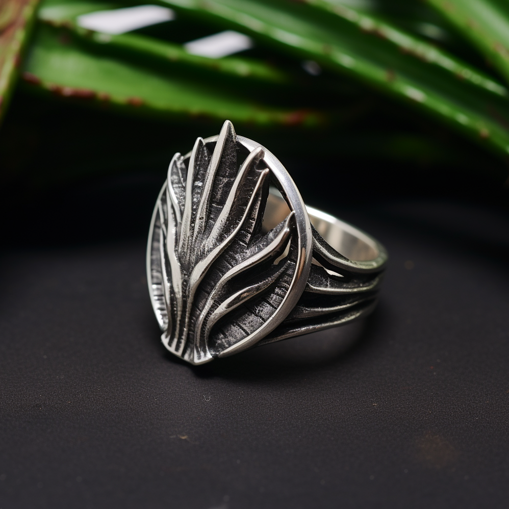 Agave Silver Ring