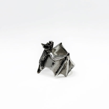 Bat Silver Ring