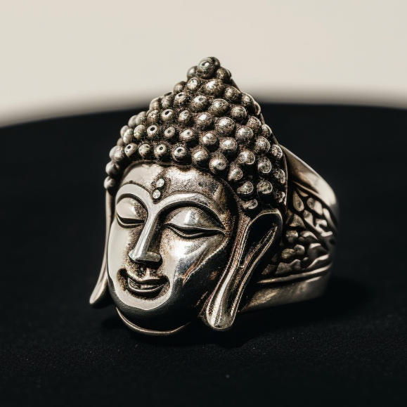 Buddha Silver Ring