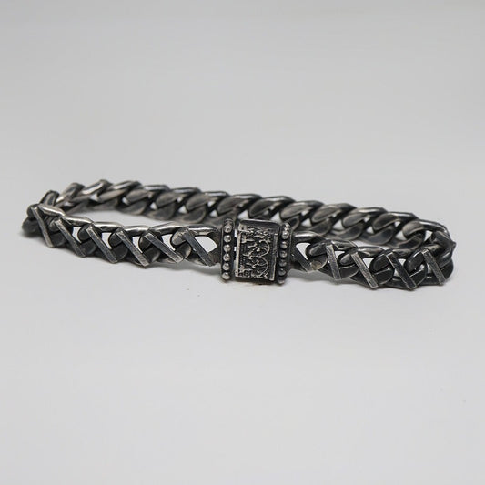 blacked silver bracelet