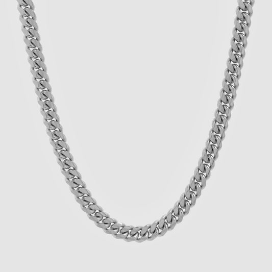 6mm .925 Sterling Silver Cuban Chain
