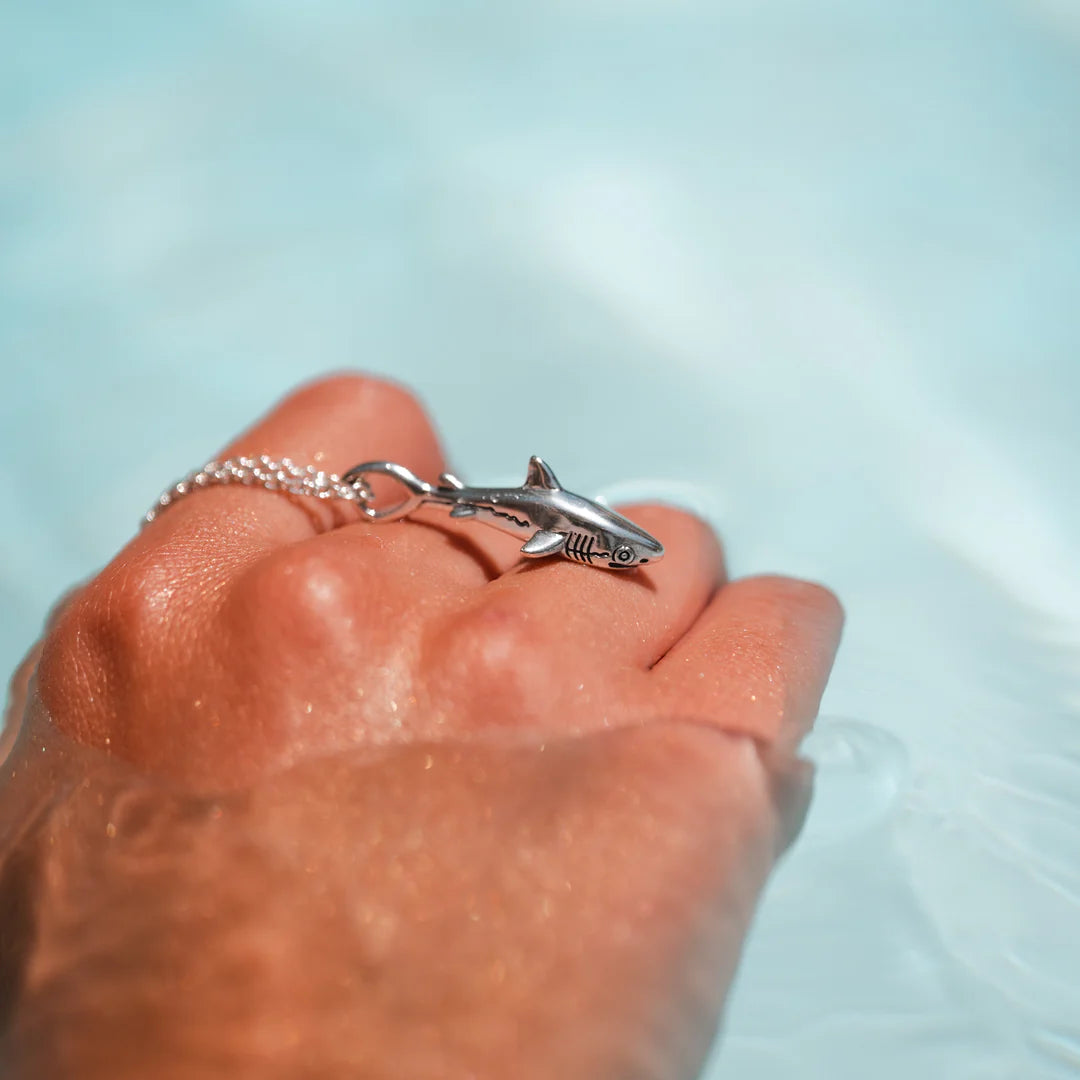 White Shark Necklace