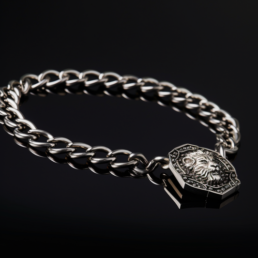 Lion Silver Bracelet