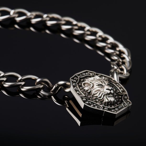 Lion Silver Bracelet