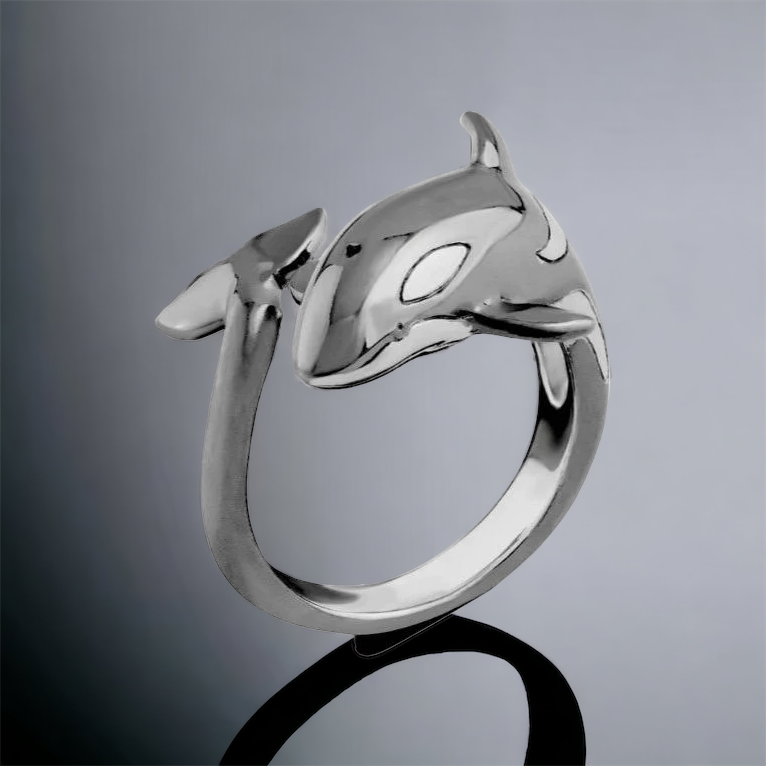 Orca Silver Ring