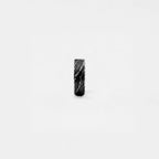 Black rustic ring on a white background