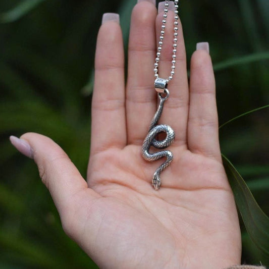 Snake Silver Necklace