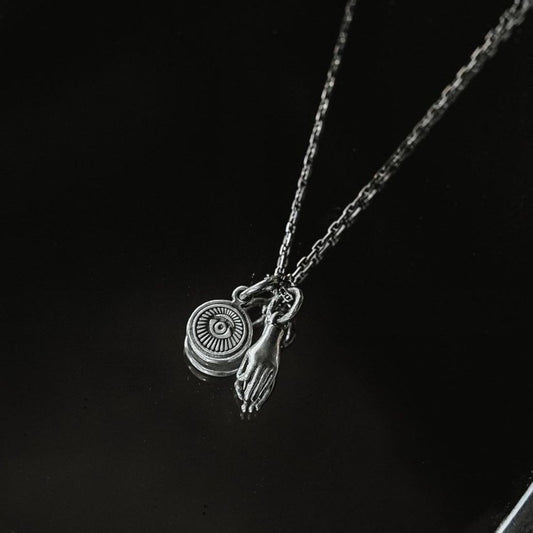Good Luck Silver Necklace
