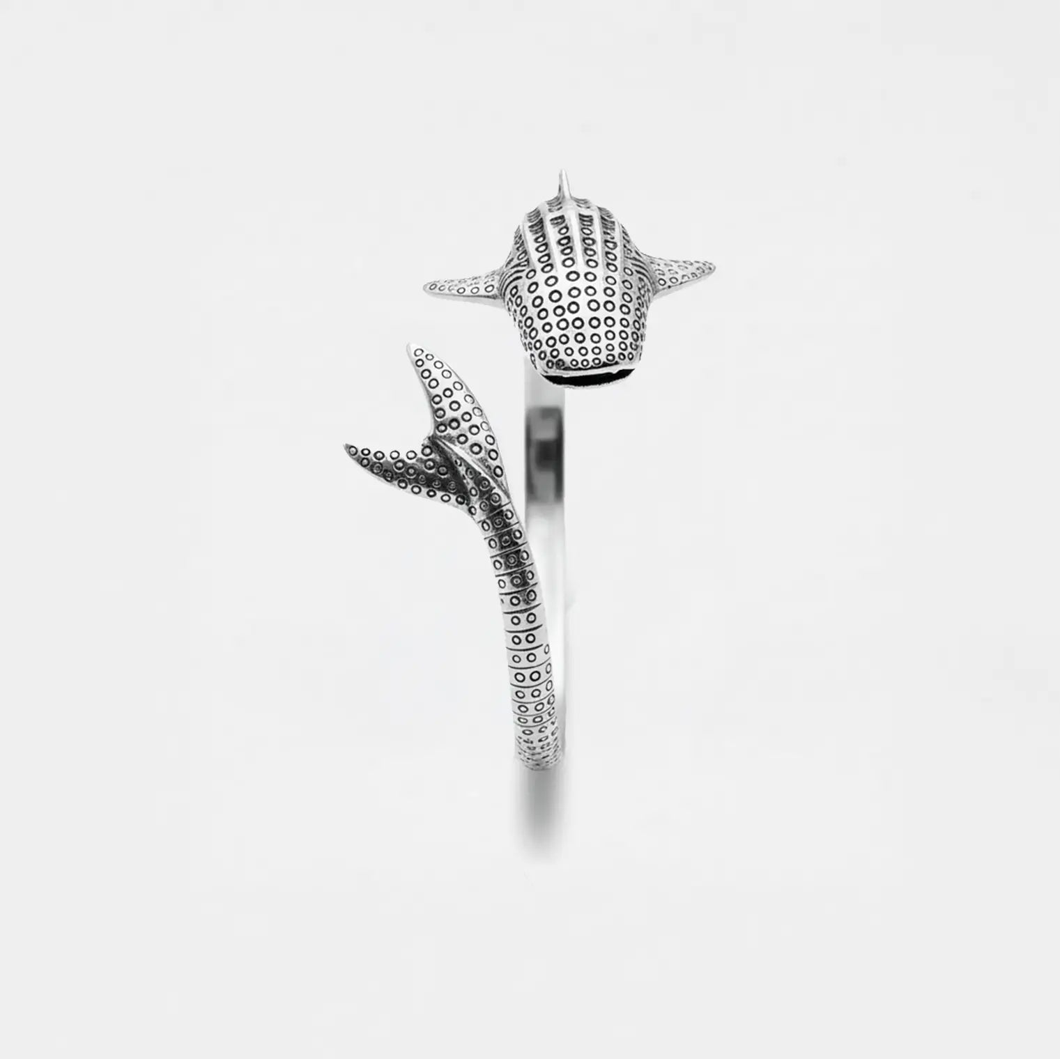 Whale shark bracelet on a white background