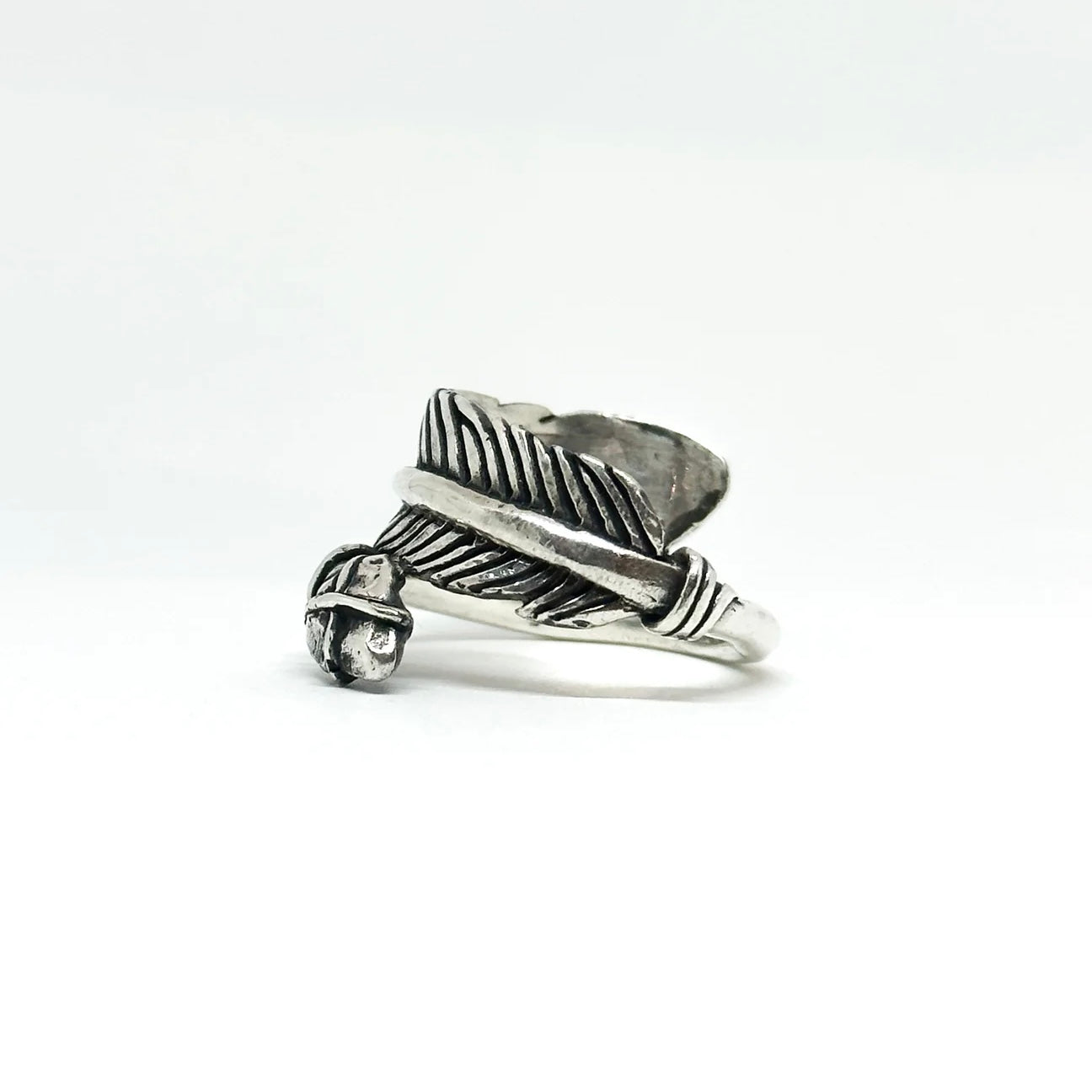 arrow silver ring for men