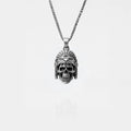 Handmade jaguar warrior silver pendant for men, made of solid sterling silver, inspired in aztec culture