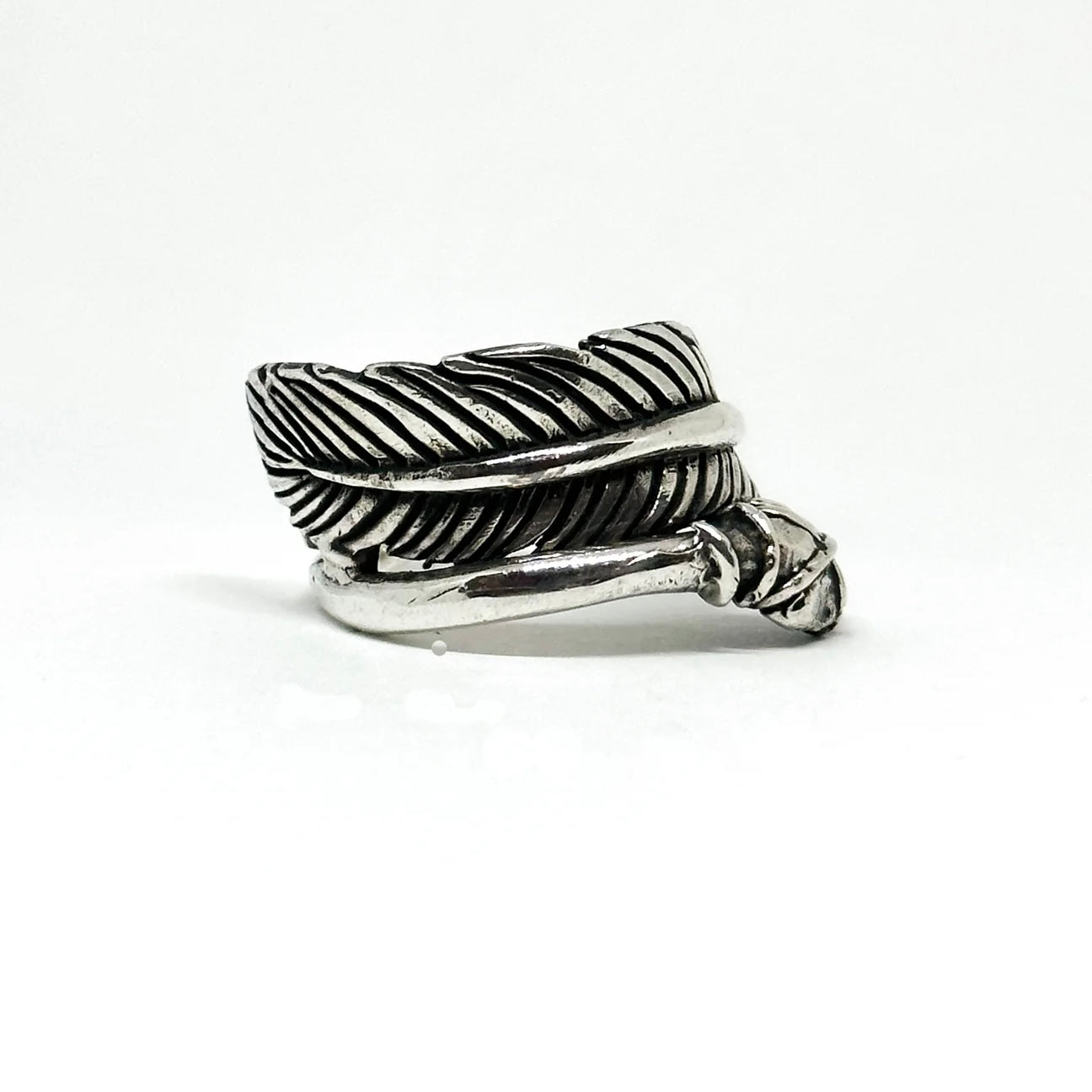 aztec arrow silver ring