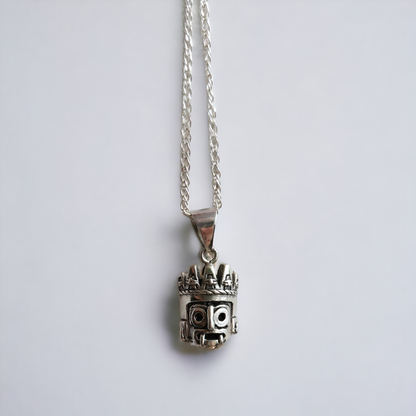 Tlaloc Silver Necklace