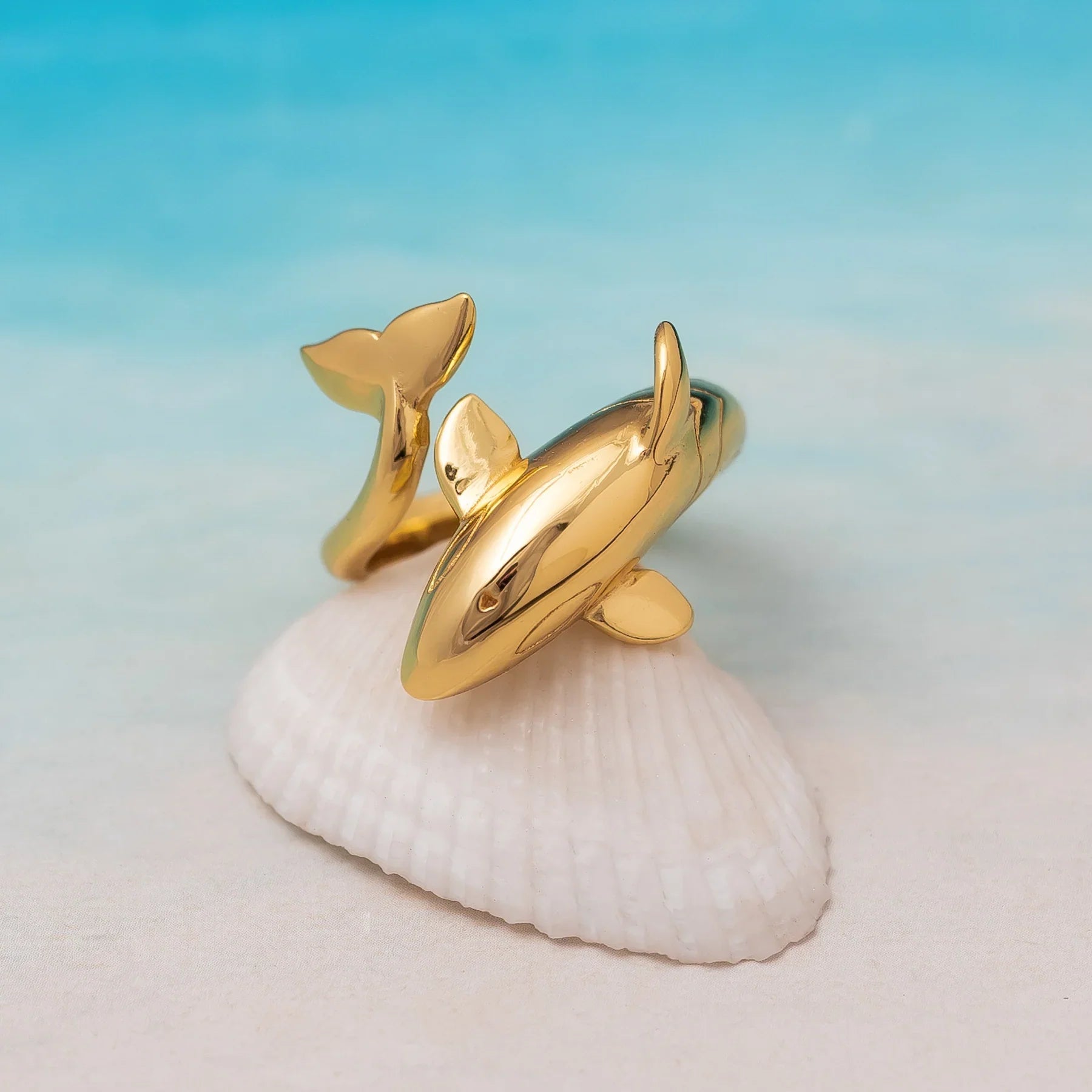 golden orca ring