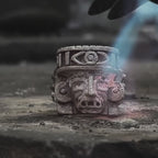 elaboration process for the huehuteotl silver ring