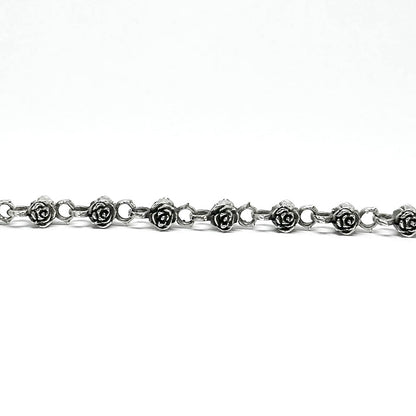 rose silver bracelet for men