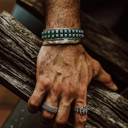 boho silver jewelry for men, gemstone jewelry