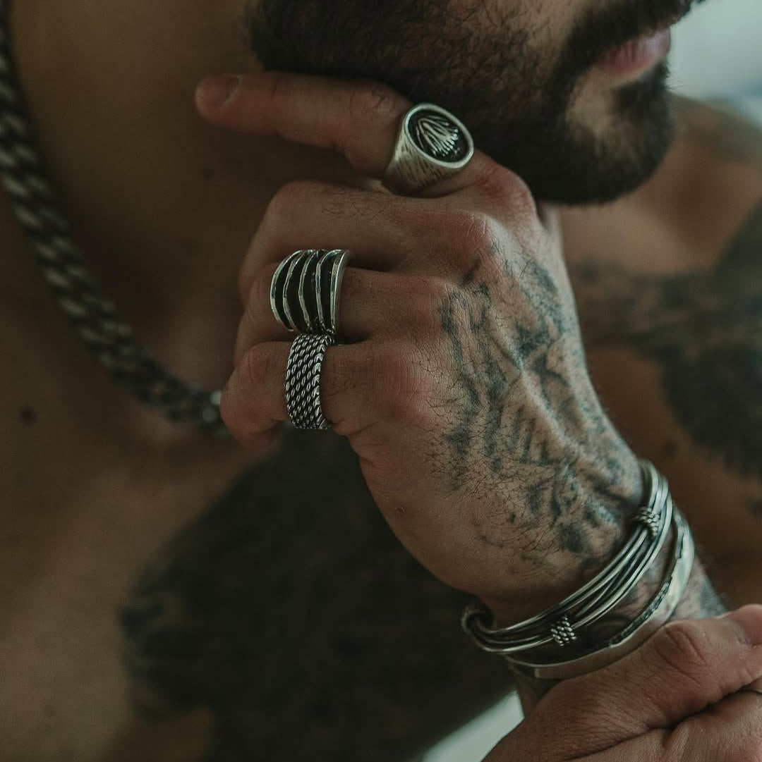 handmade urban silver jewelry for men