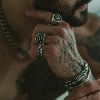 handmade urban silver jewelry for men