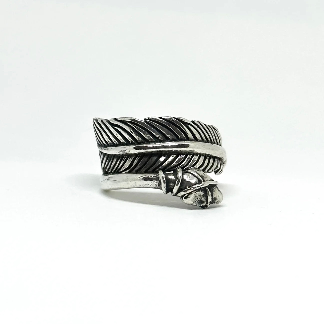 mayan arrow silver ring