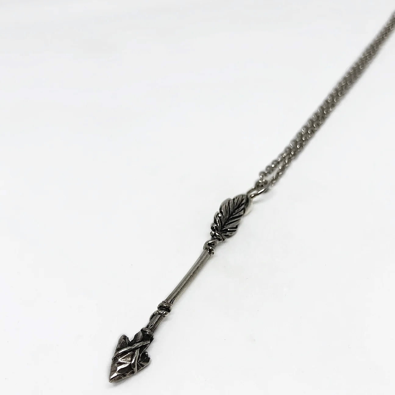 arrow silver necklacwe for men