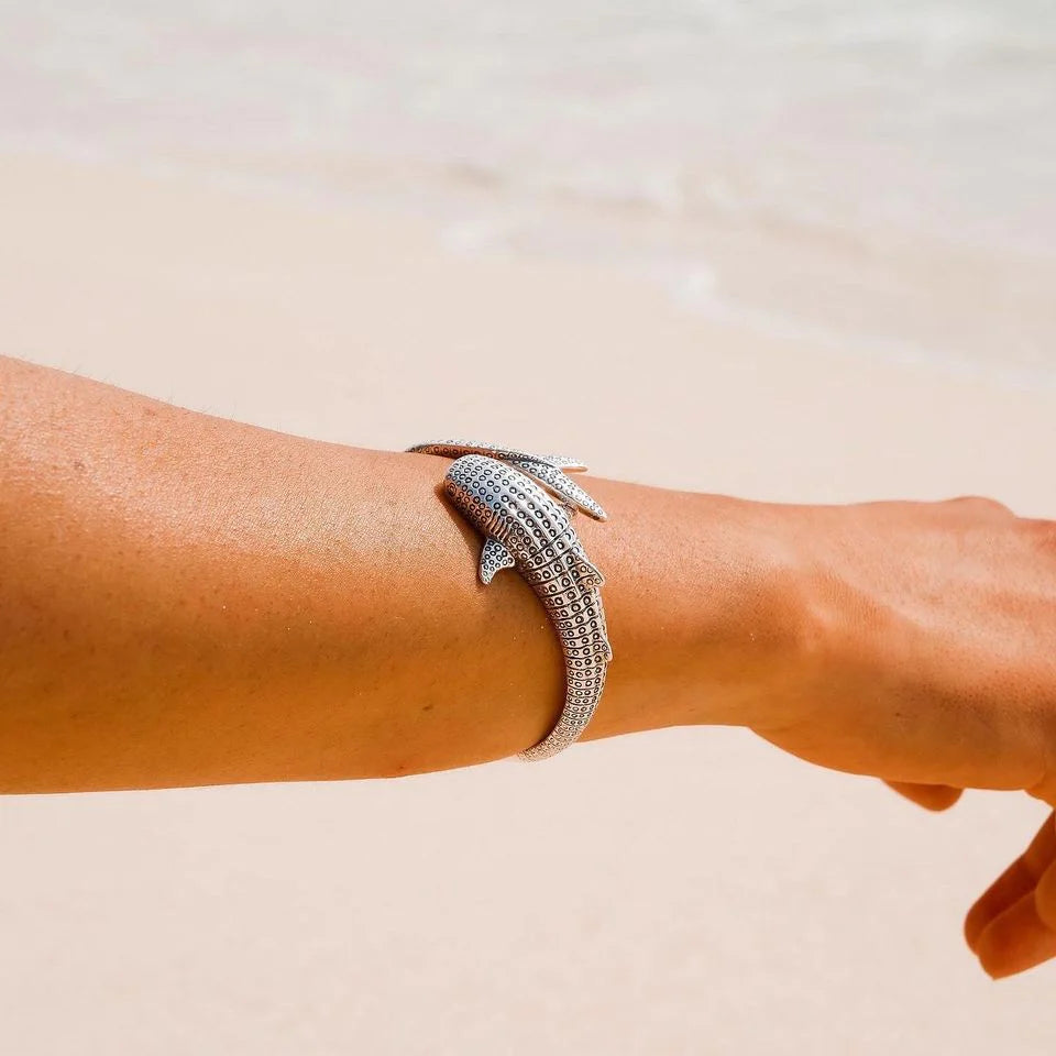 whale-shark silver bracelet