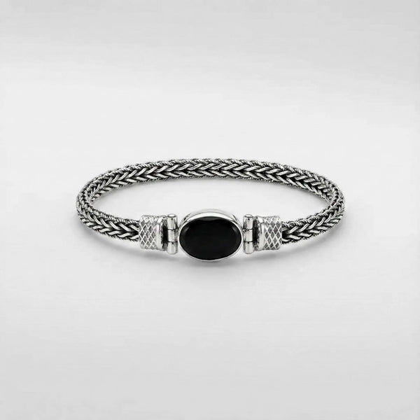 Pulsera Tejida con Piedra